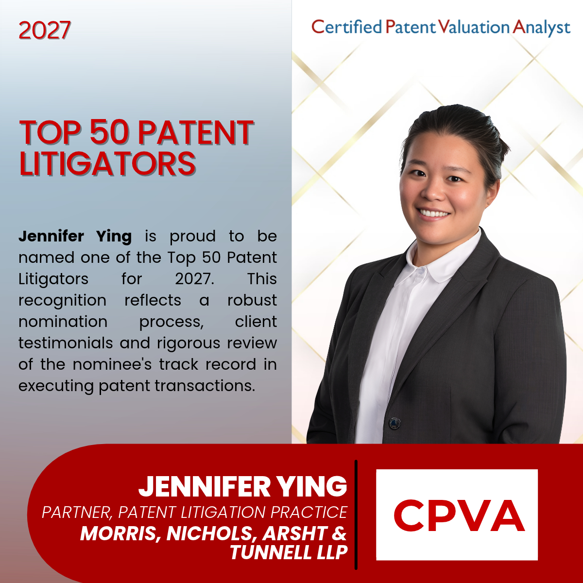 Top 50 Patent Litigators Acceptance Production/Licensing Fees